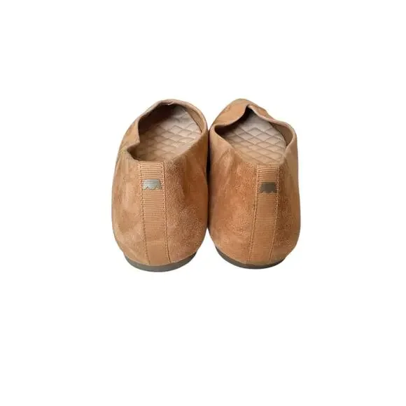 BIRDIES Goldfinch Tan Suede Ballet Flat Women's Size 9 Pointed Toe Leather Fall - Picture 6 of 13